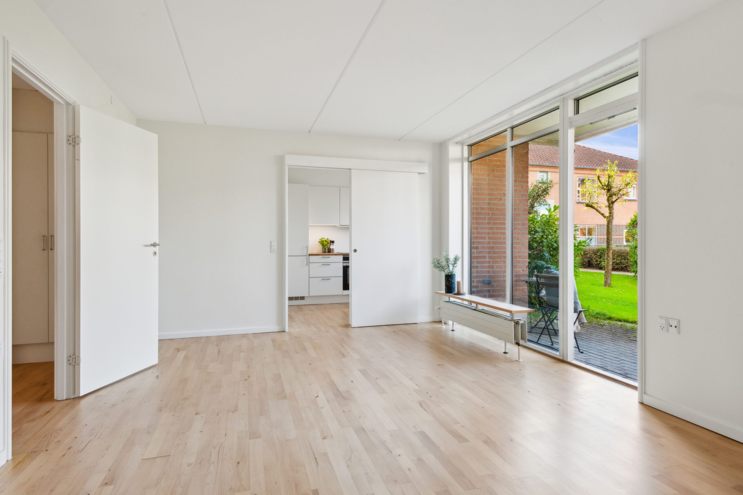 Lækkert køkken og egen terrasse