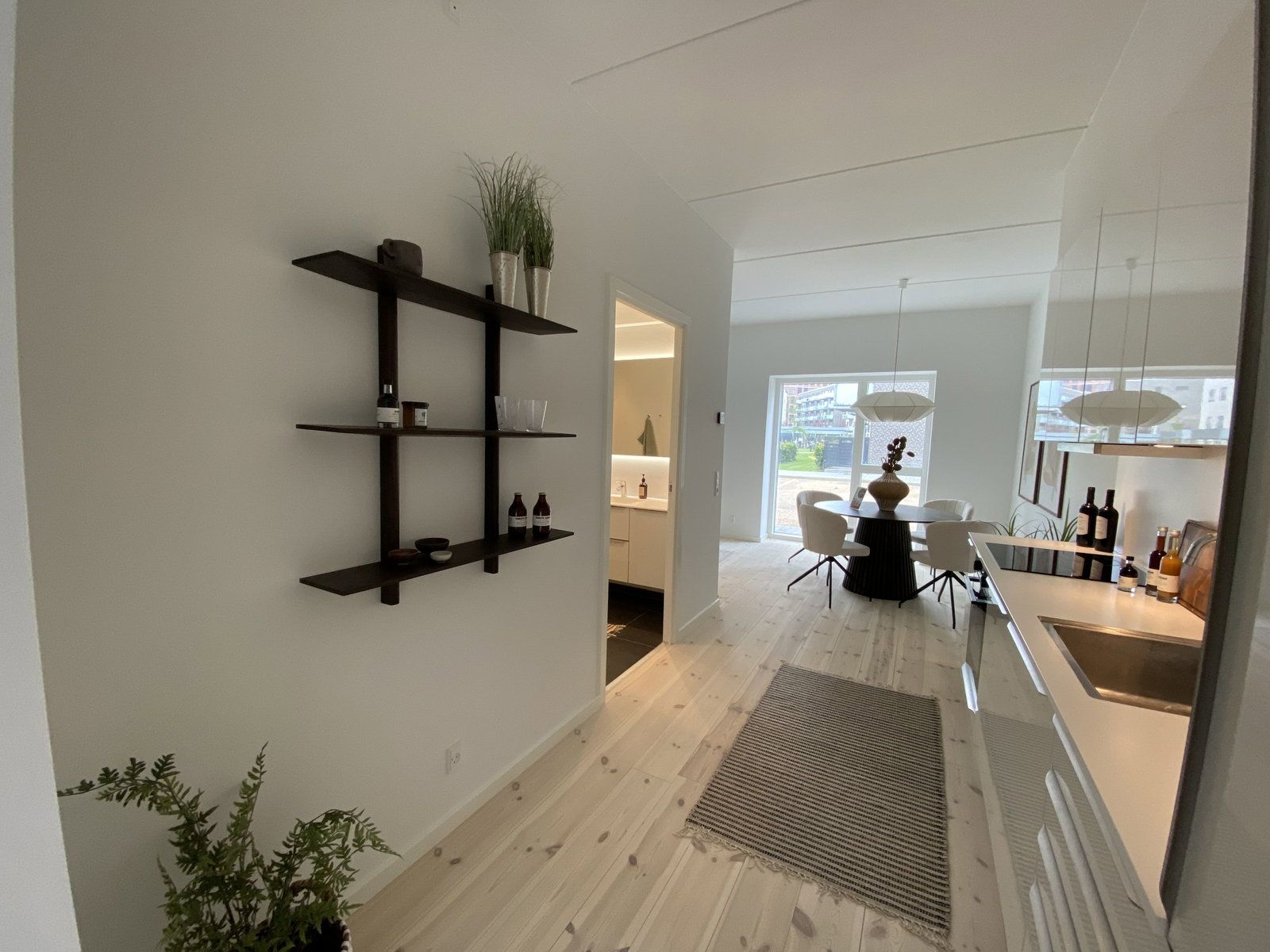 2-værelses med walk-in og terrasse