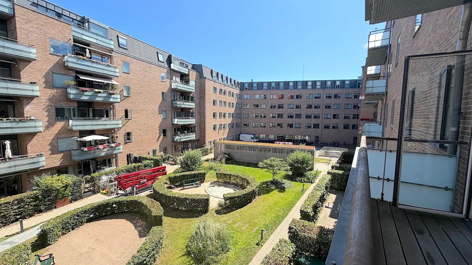 Dejlig lys lejlighed nær Tivoli