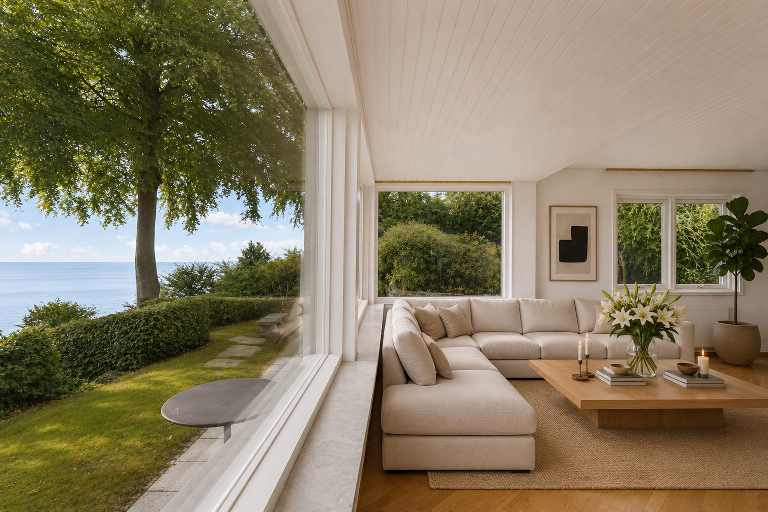 En sjælden 7-værelses villa mellem Øresund og Dyrehaven