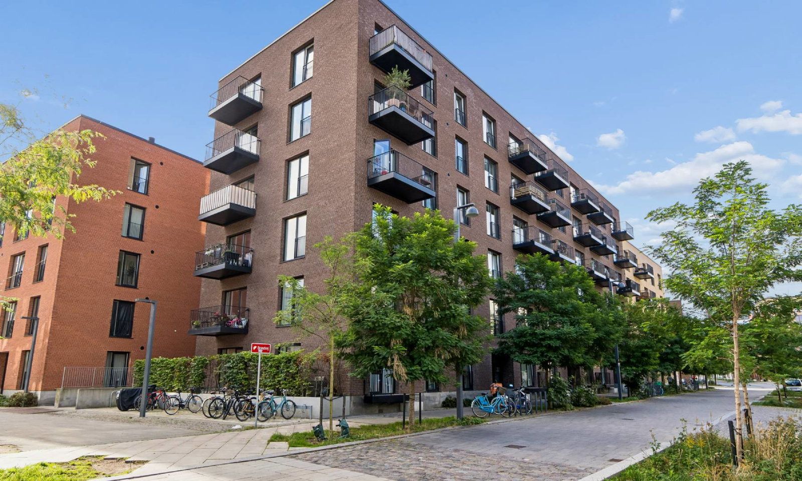 Moderne 3 værelses med altan i Bellakvarteret