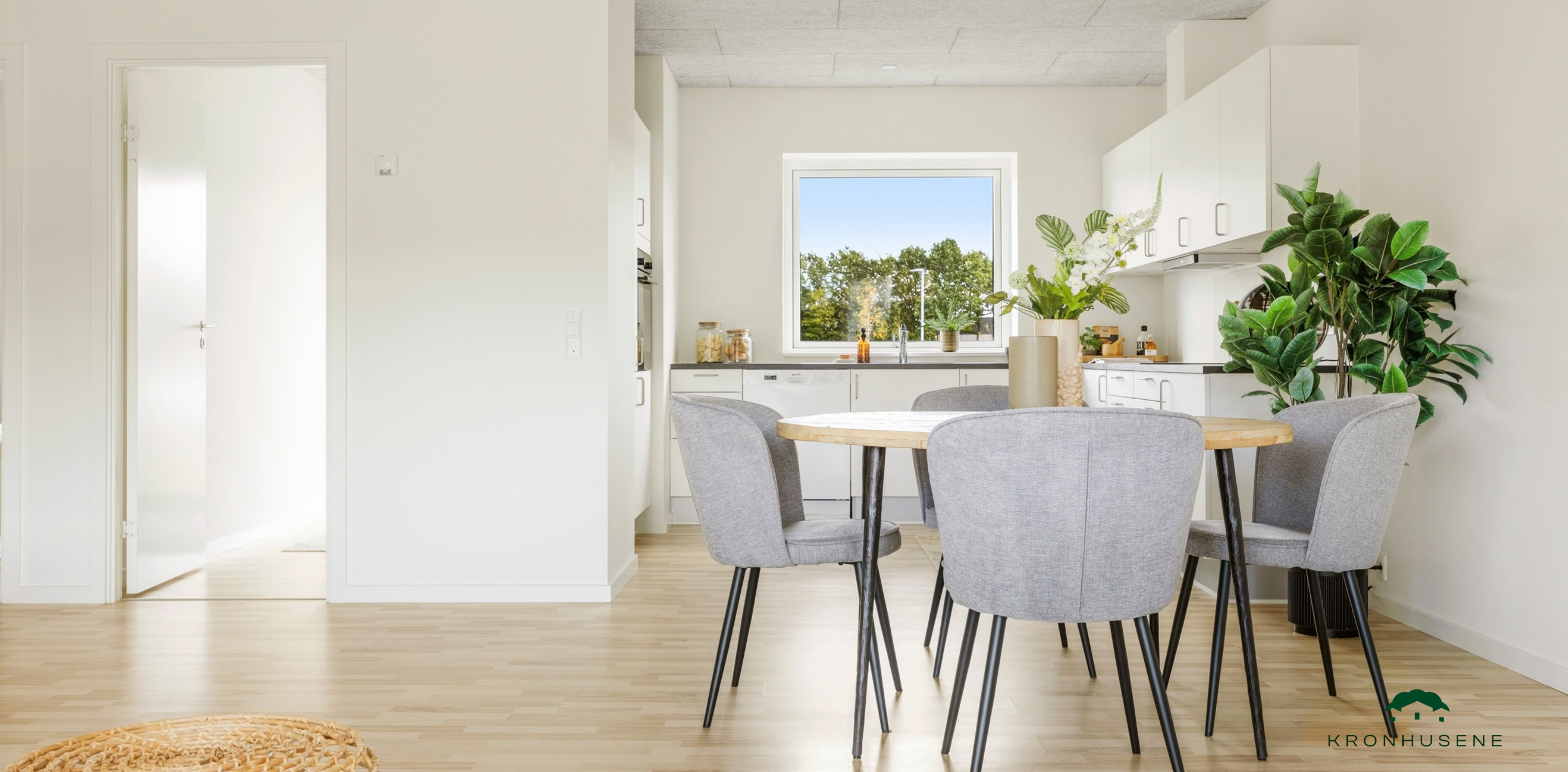 3 værelses rækkehus på Langkær i Rønde udlejes