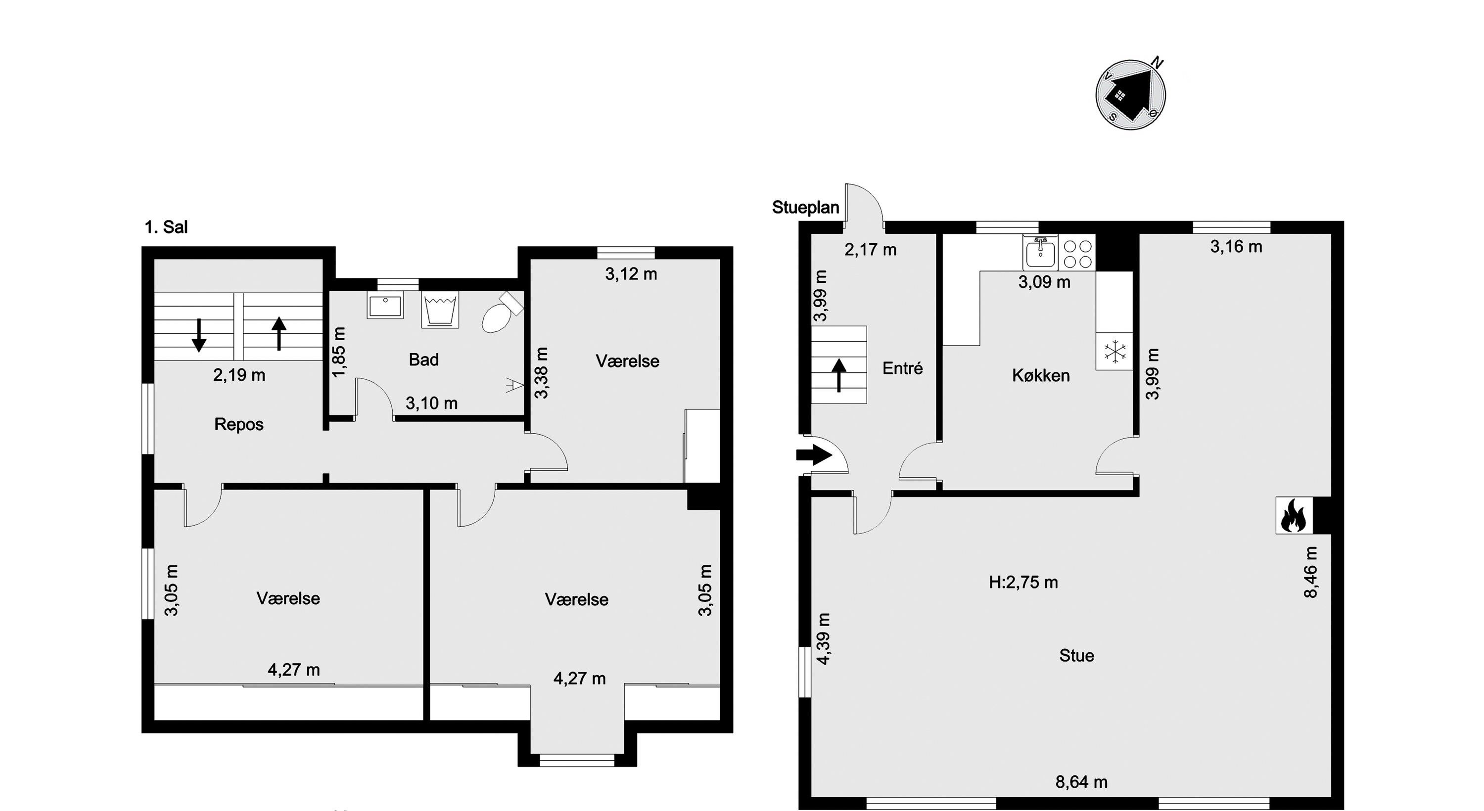 Charmerende og indflytningsklart hus til leje i Gedser-150 m²