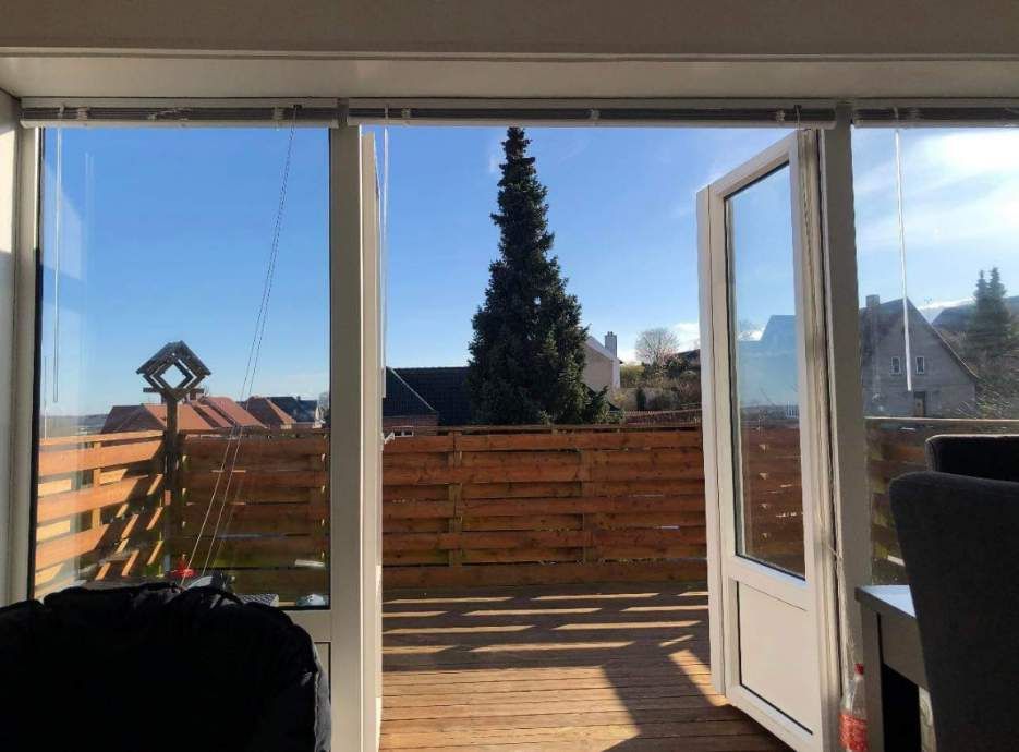 121m2 lejlighed med terrasse og udsigt over Aalborg